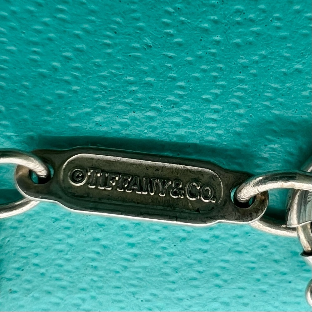 🔴🆑Authentic TIFFANY & CO Sterling Silver Infinity Double Chain Necklace 🆑🔴 - Picture 5 of 8